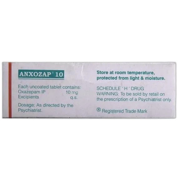 anxozap 10mg tablet 10's